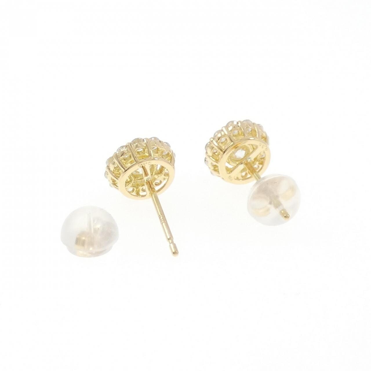 [Remake] K18YG Diamond Earrings 0.70CT