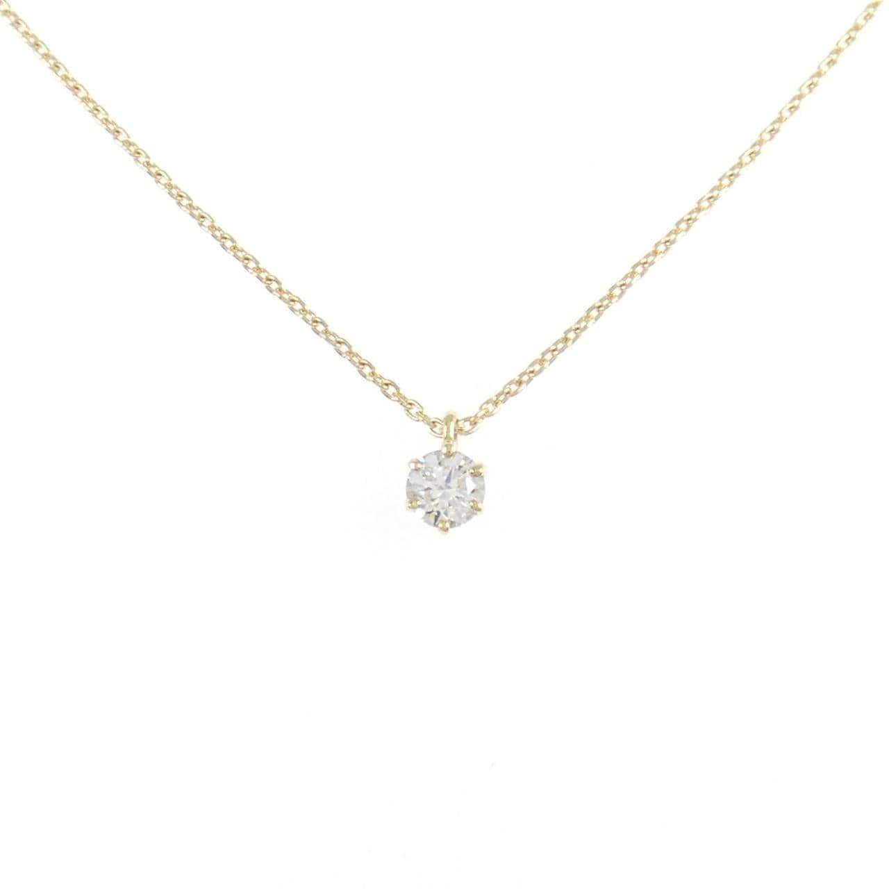 【リメイク】K18YG ダイヤモンド ネックレス 0.208CT D SI2 EXT