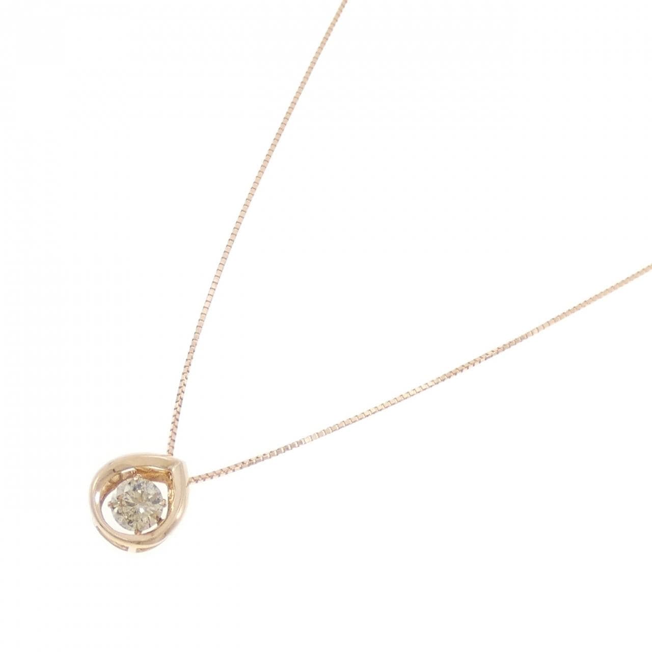 K18PG ダイヤモンド ネックレス 0.50CT