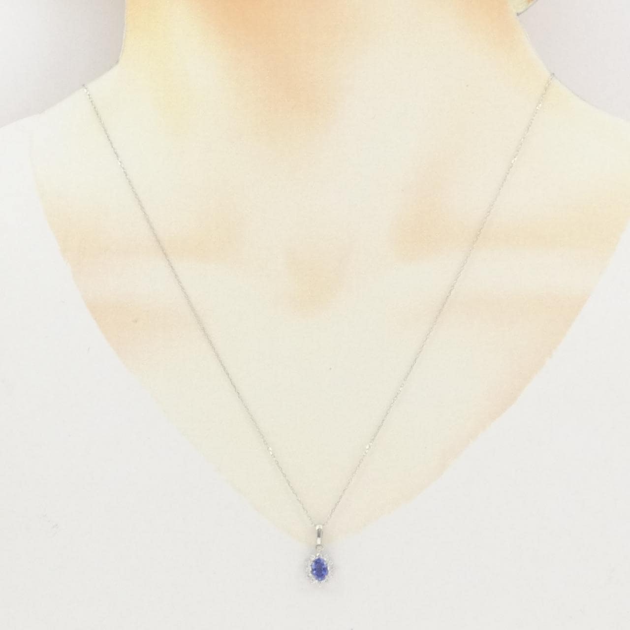 PT/PT850 サファイヤ ネックレス 0.57CT