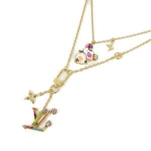 【未使用品】ルイヴィトン セット2ネックレススーパーフラット M02499 ネックレス