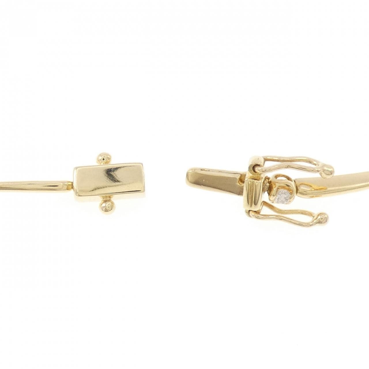 LINE K18YG手鏈0.30CT