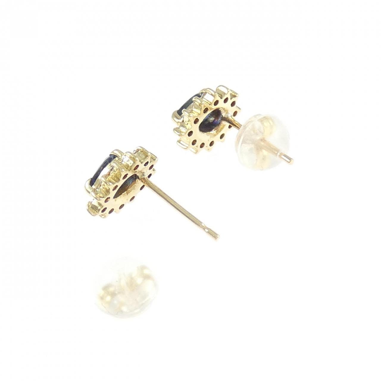 K18YG サファイヤ ピアス