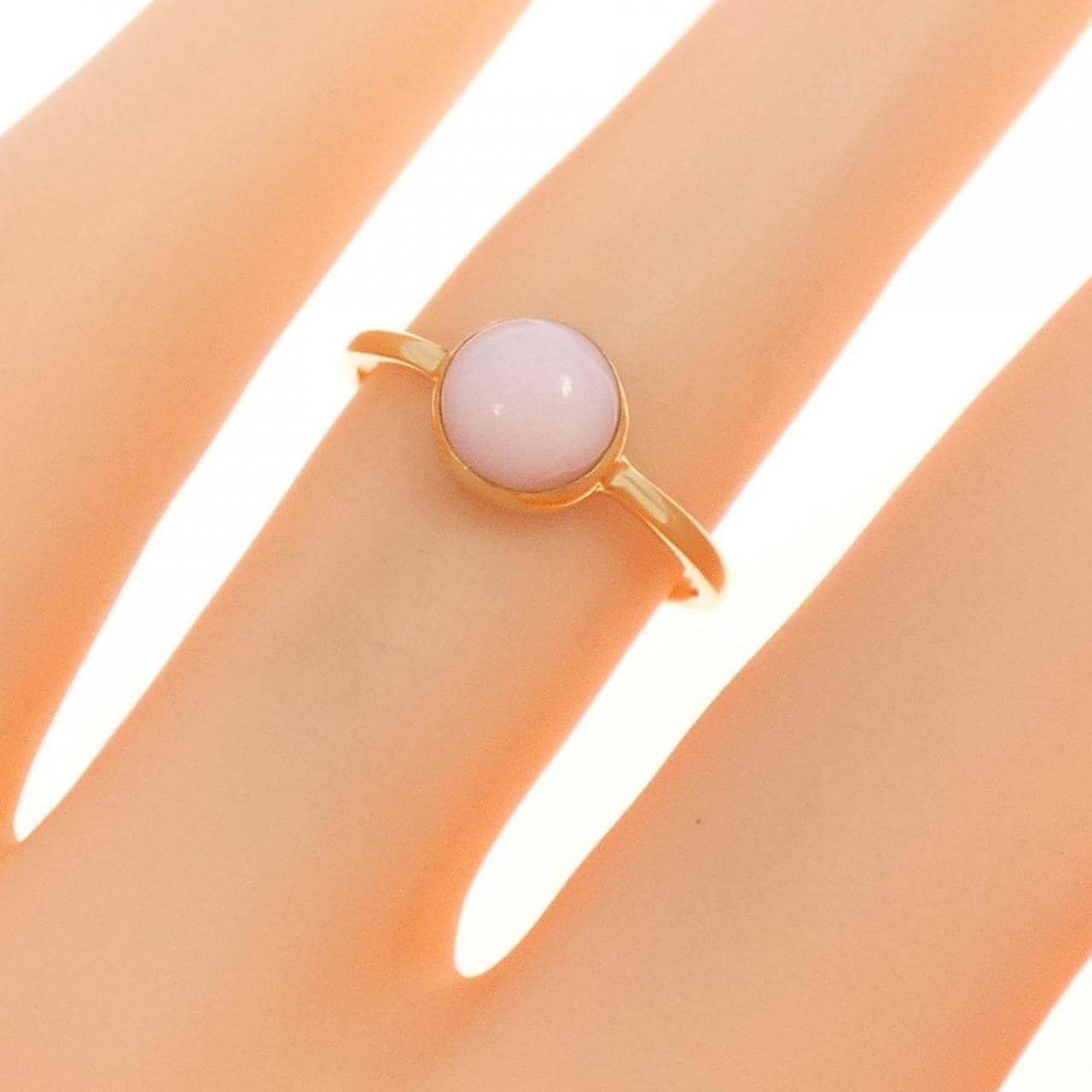 K18YG オパール リング