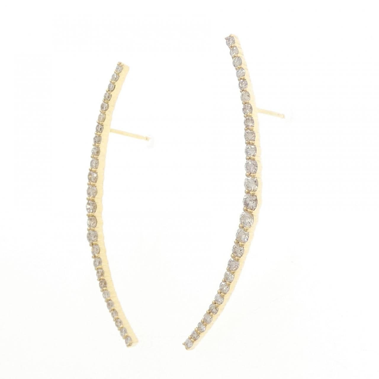 K18YG ダイヤモンド ピアス 1.10CT