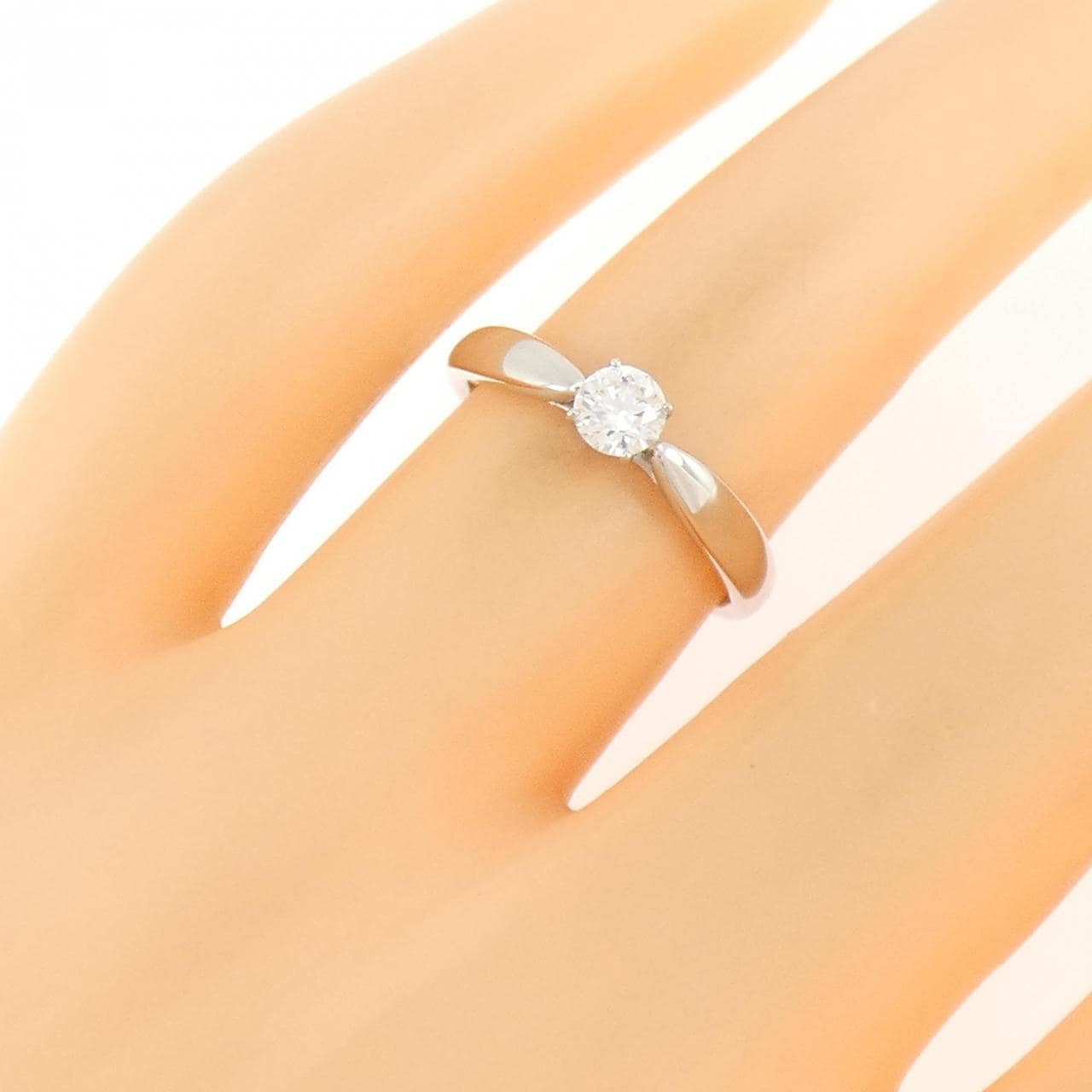 ティファニー ハーモニー リング 0.23CT G IF 3EXT