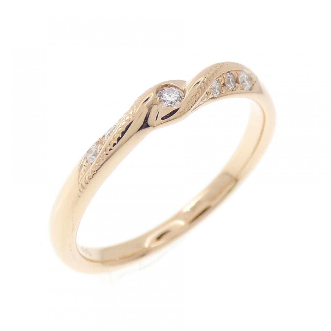 K18PG ダイヤモンド リング 0.065CT