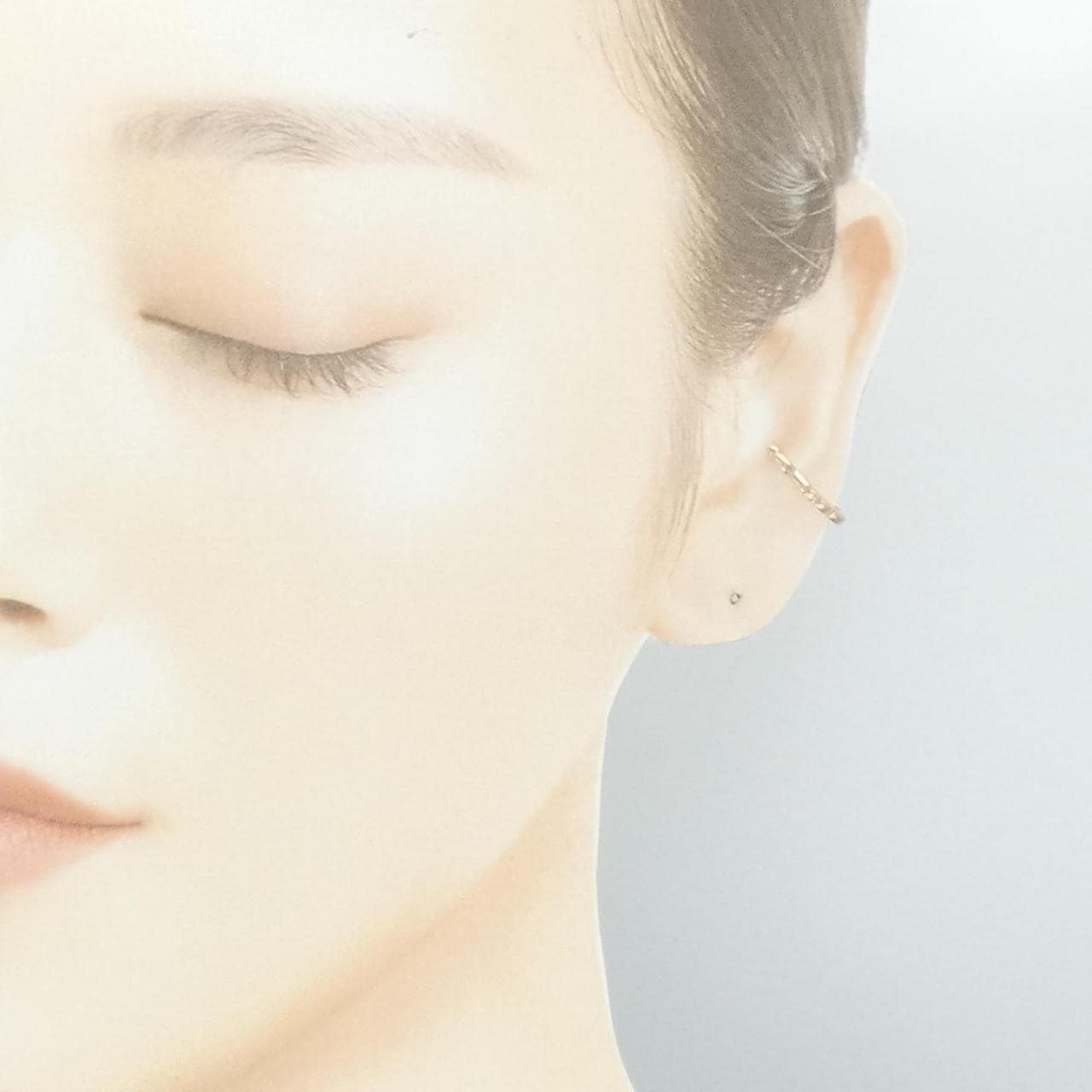 MIKIMOTO K18PG 耳骨夾