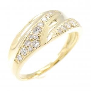 K18YG ダイヤモンド リング 0.25CT