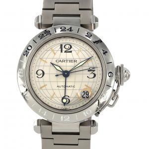 Cartier Pasha C GMT W31029M7 SS自動上弦