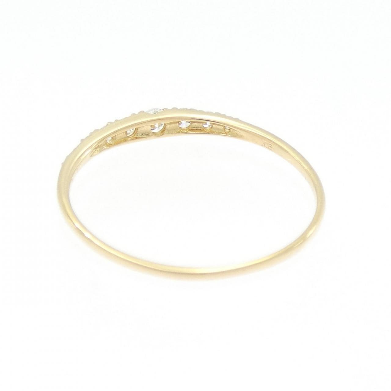 【リメイク】K18YG ダイヤモンド リング 0.15CT