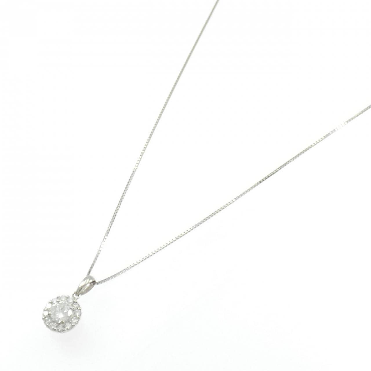 PT900/PT850 ダイヤモンド ネックレス 0.411CT E VS2 Good