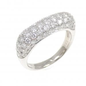 PT900 パヴェ ダイヤモンド リング 1.00CT