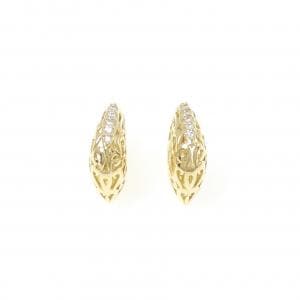 K18YG ダイヤモンド ピアス 0.12CT