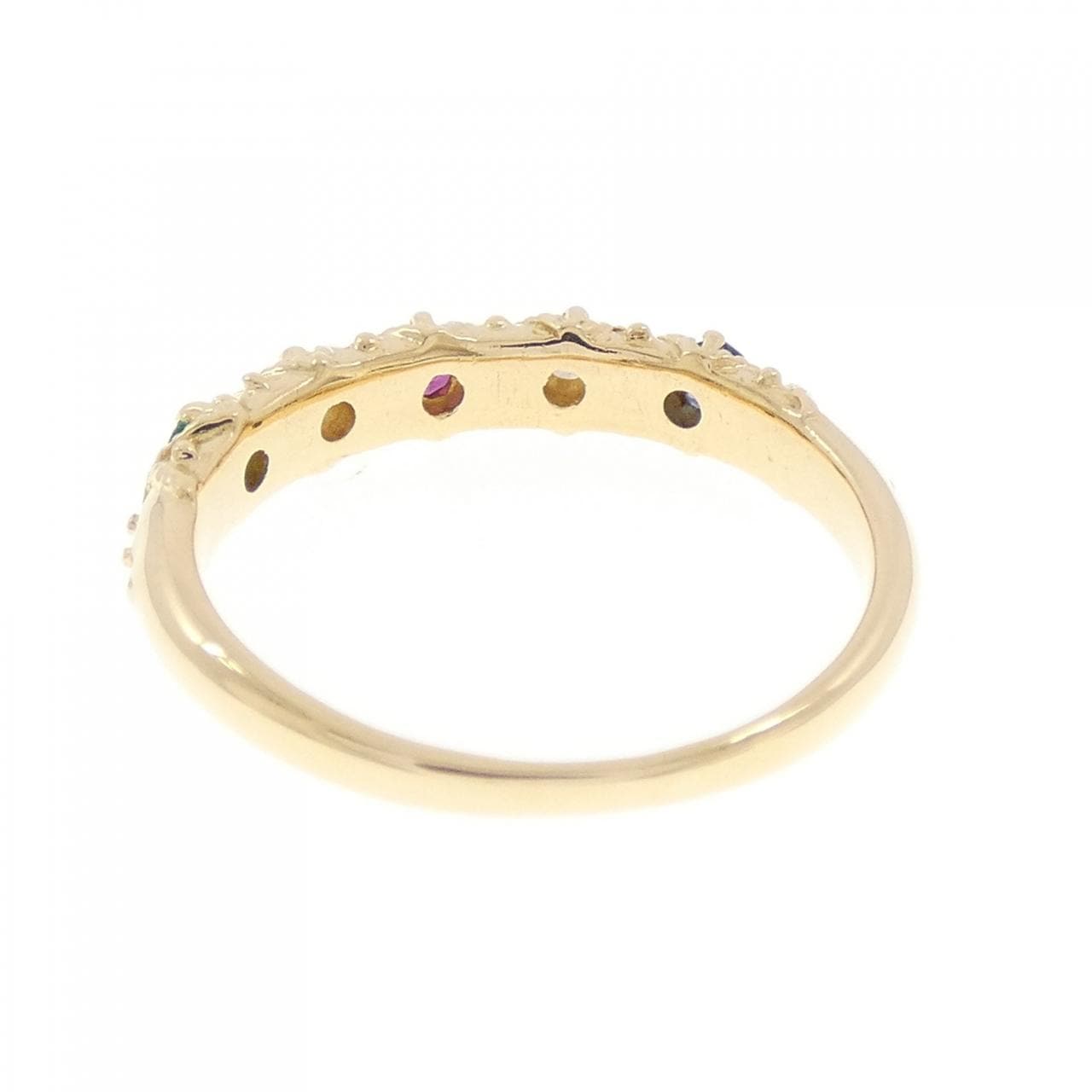 K18YG カラーストーン リング