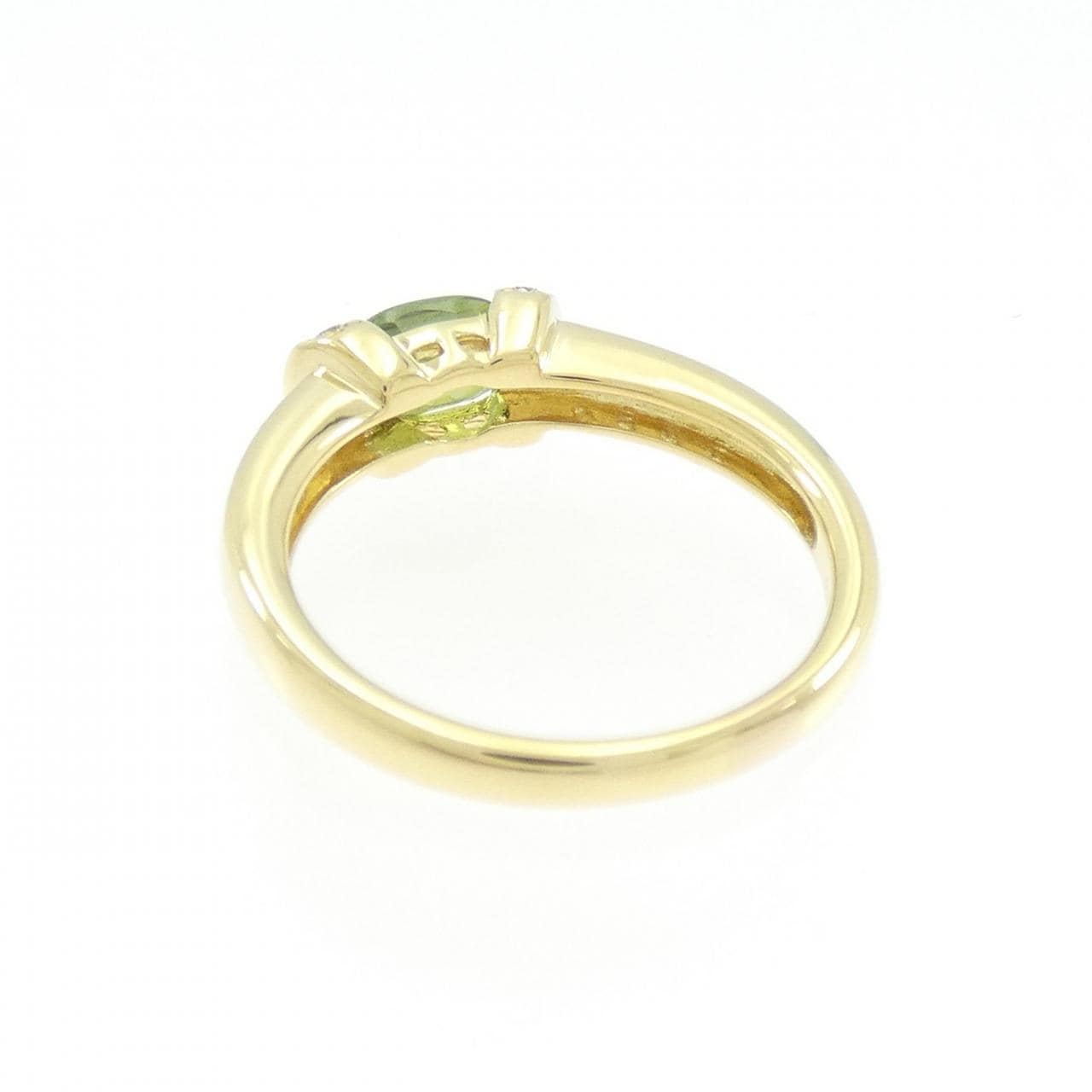 K18YG サファイヤ リング 0.681CT