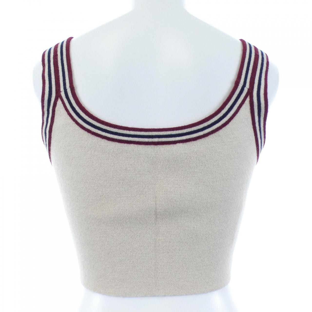 ミュウミュウ MIU MIU MIU MIU ロゴ MMV151 SOOO 138P タンクトップ