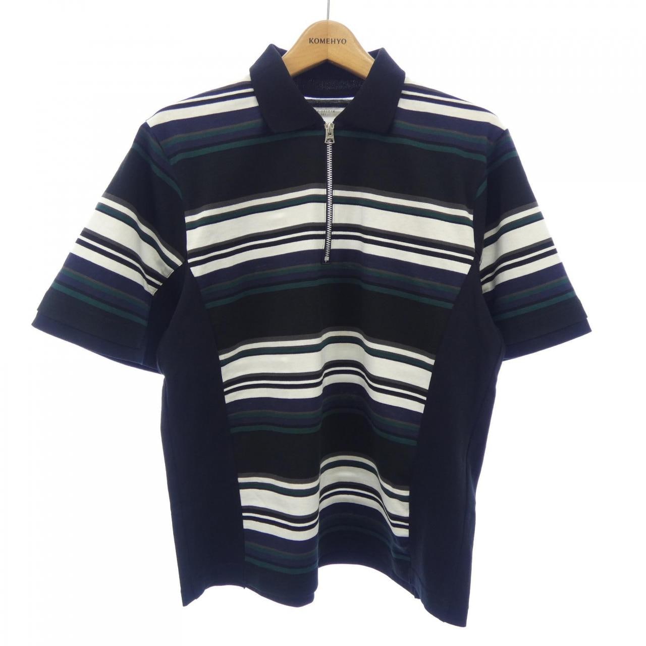 サカイ SACAI STRIPE COTTON JERSEY 26-04021M ポロシャツ