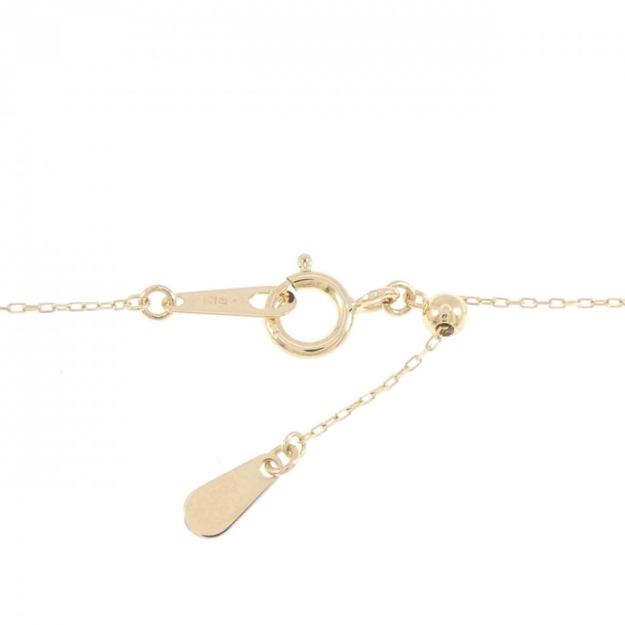 K18YG クロス ダイヤモンド ネックレス 0.23CT