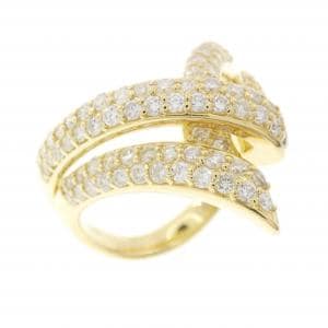 K18YG ダイヤモンド リング 1.00CT