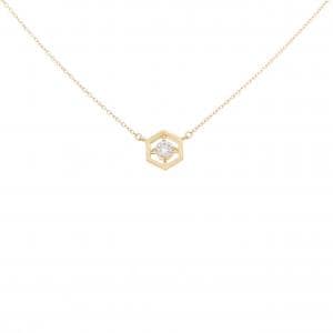 K18YG ダイヤモンド ネックレス 0.08CT