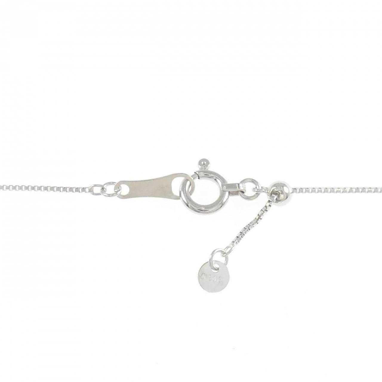 K18WG サファイヤ ネックレス 0.55CT