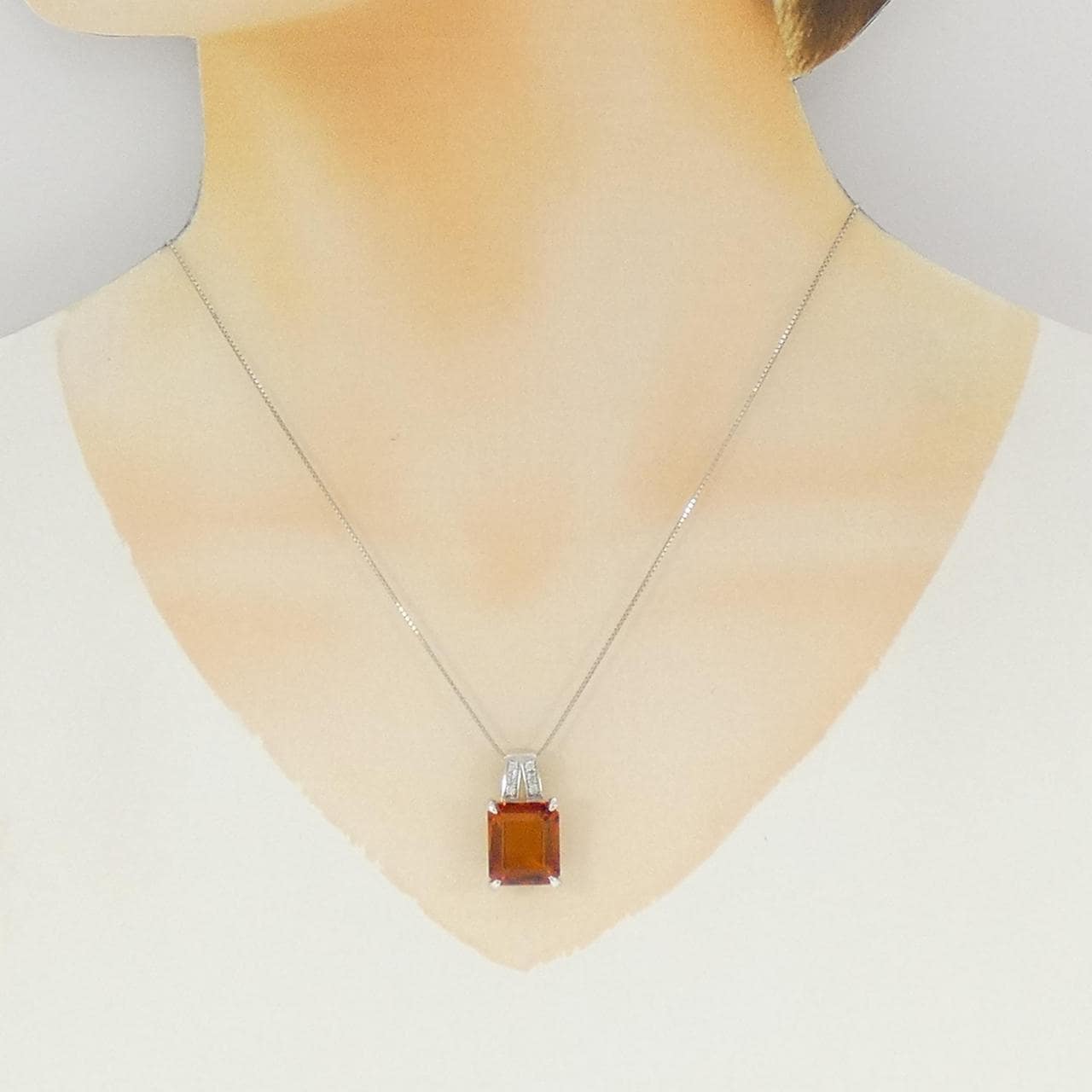 PT900/PT850 シトリン ネックレス