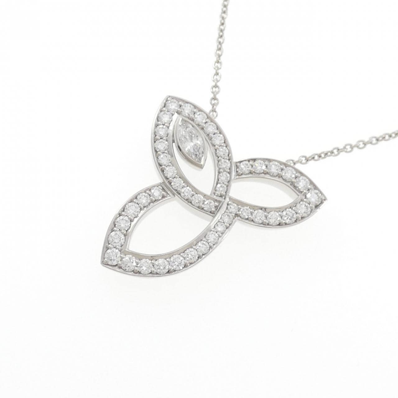 ハリーウィンストン リリークラスター ネックレス 0.14CT