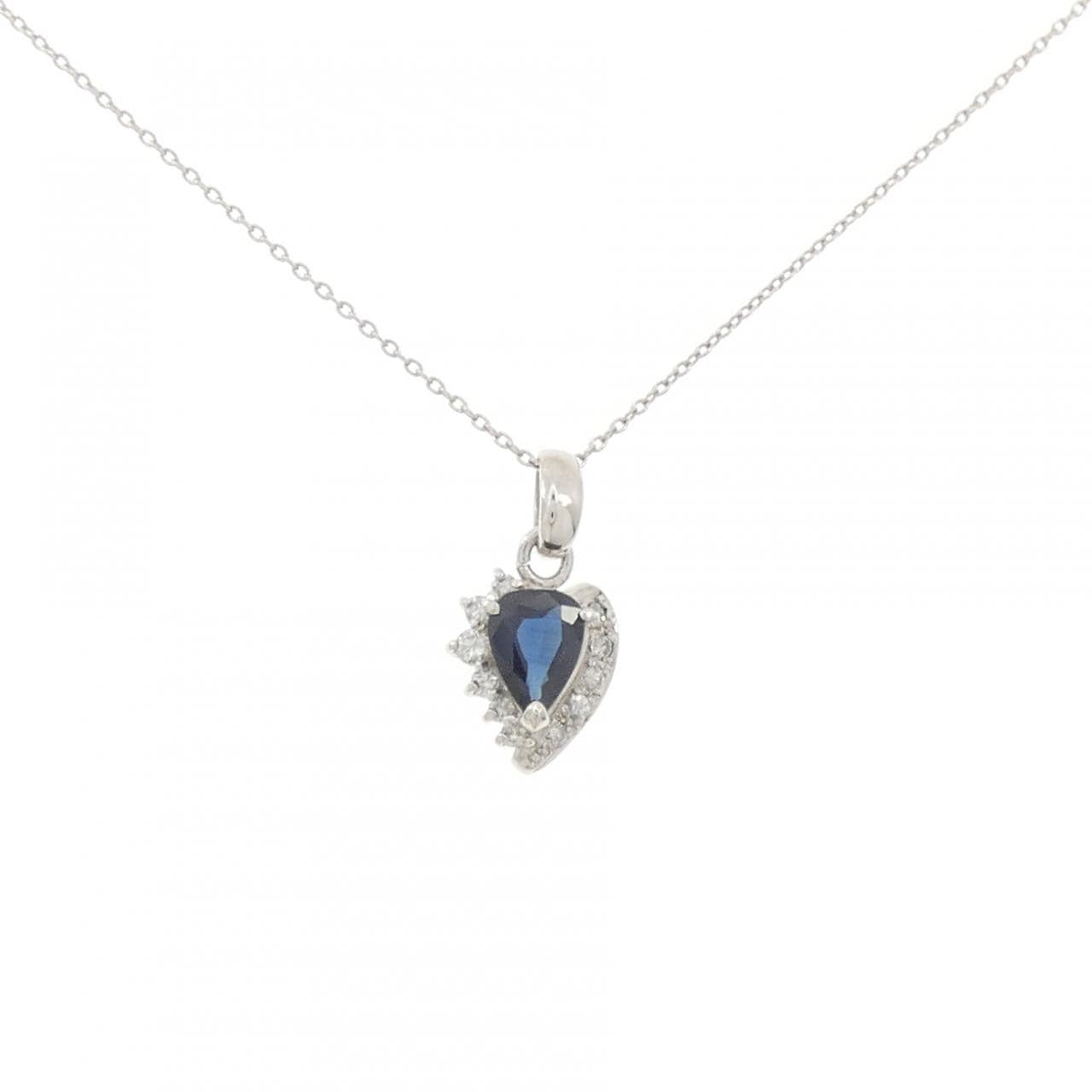 PT850 サファイヤ ネックレス 0.83CT