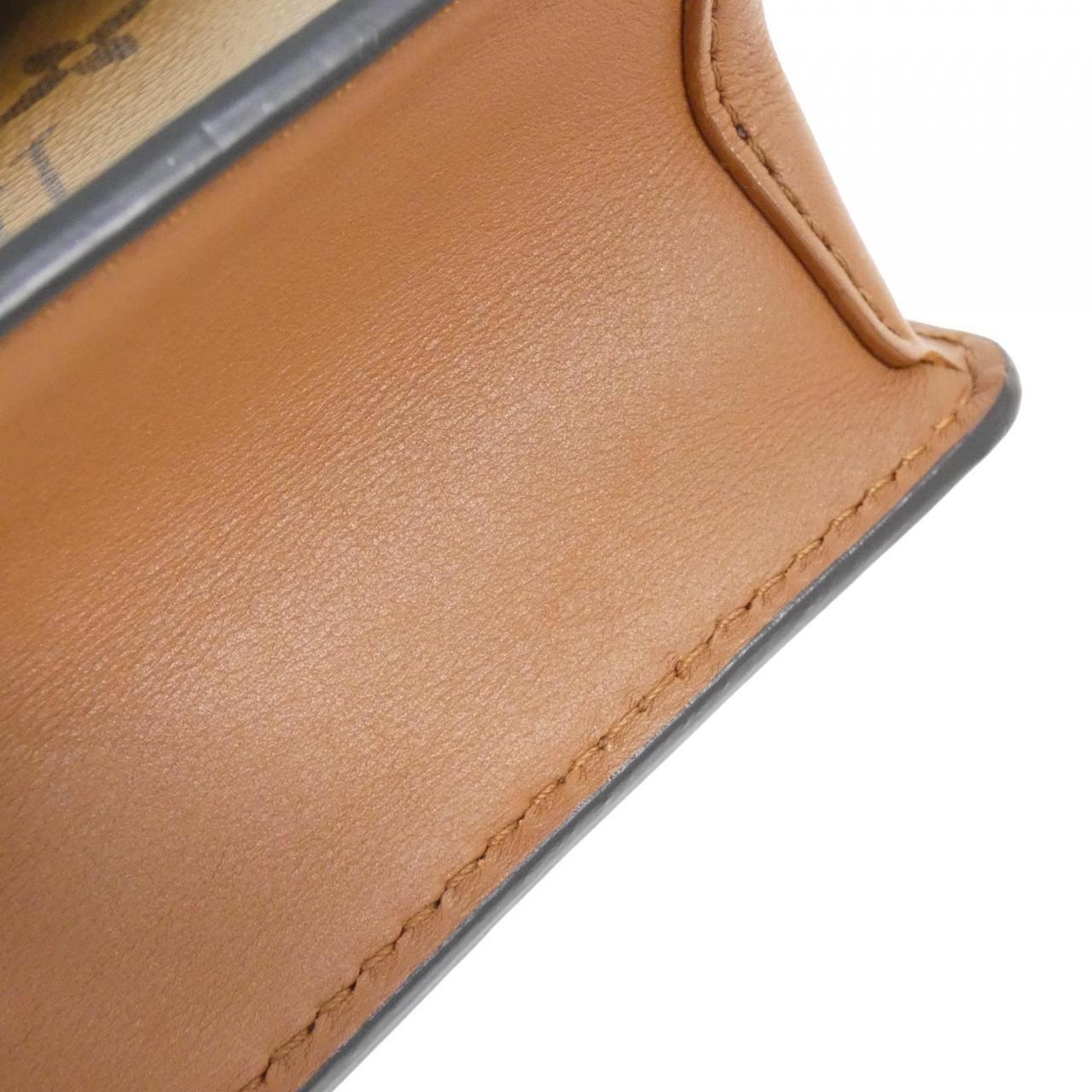 LOUIS VUITTON Monogram Portefeuille Dauphine M68746 Chain Wallet