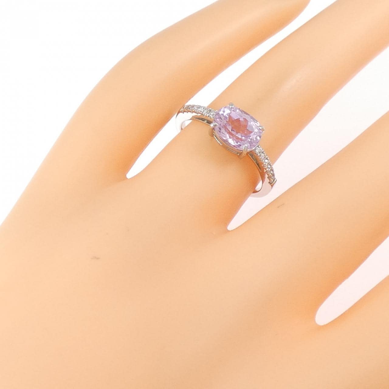 PT950 クンツァイト リング 1.66CT