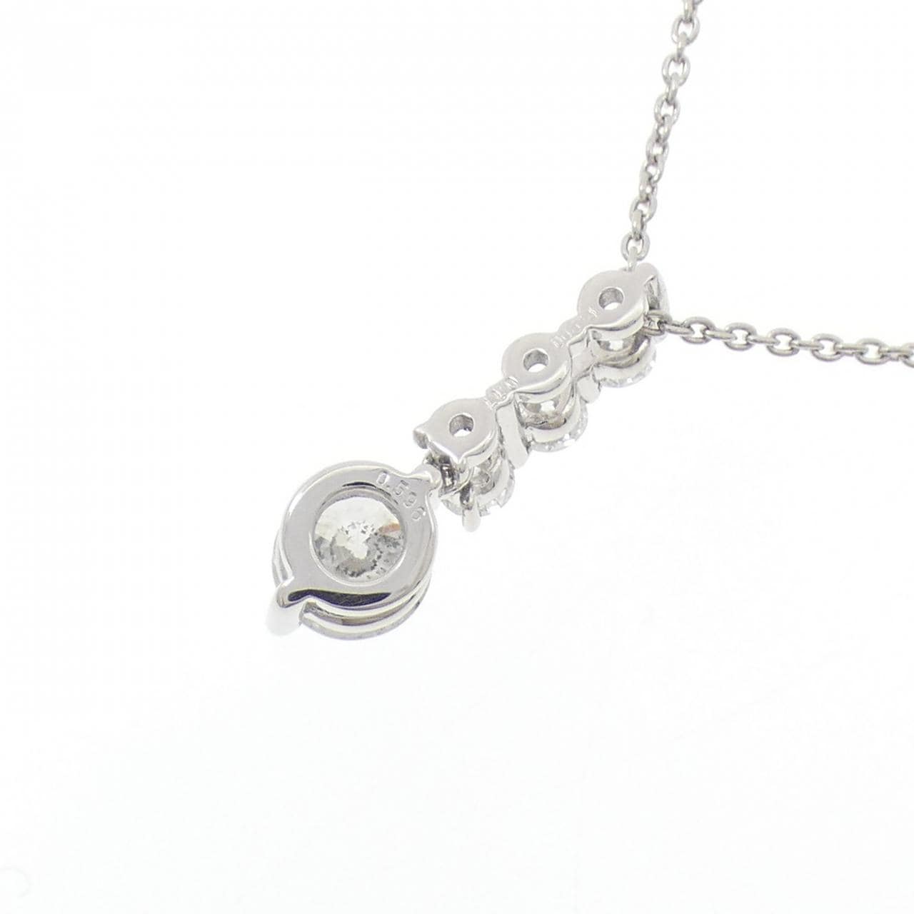 PT900/PT850 ダイヤモンド ネックレス 0.596CT