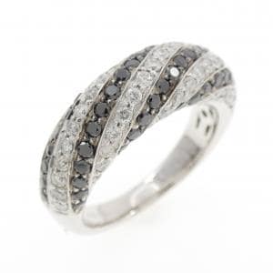 K18WG/K18BG ダイヤモンド リング 1.10CT