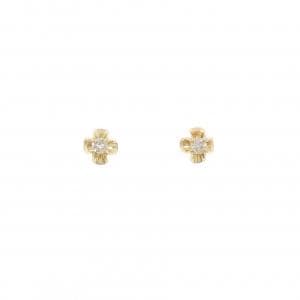 K18YG ダイヤモンド ピアス 0.12CT