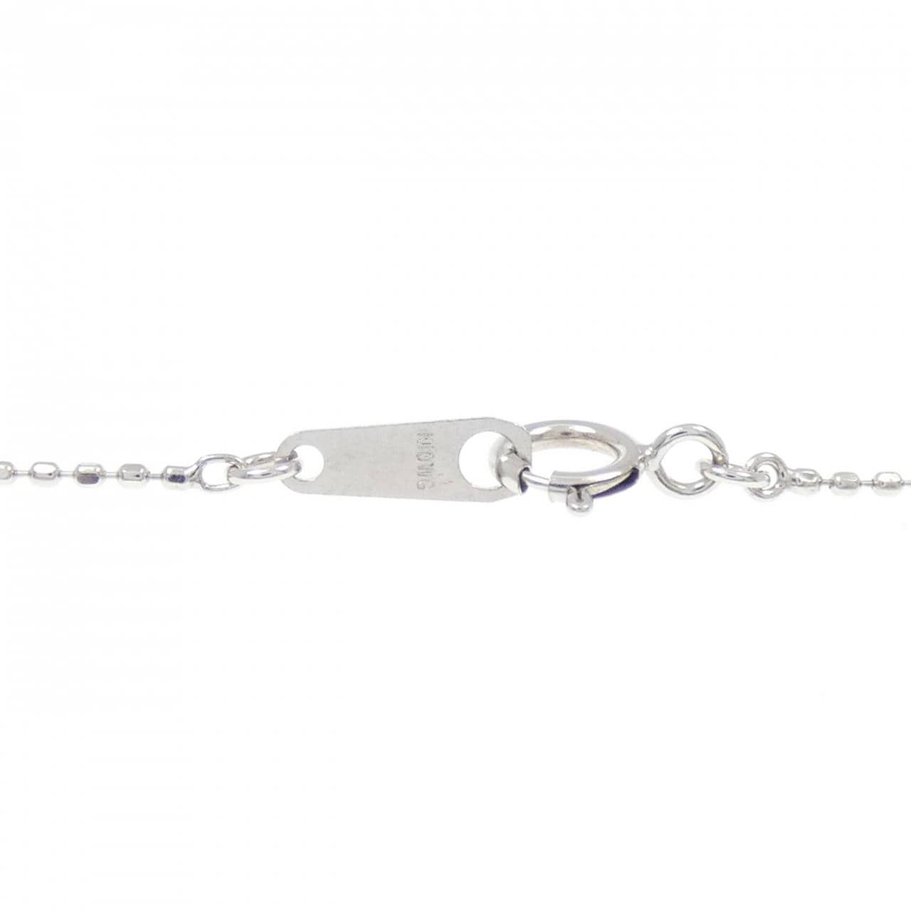 K10WG ハート ダイヤモンド ネックレス 0.04CT