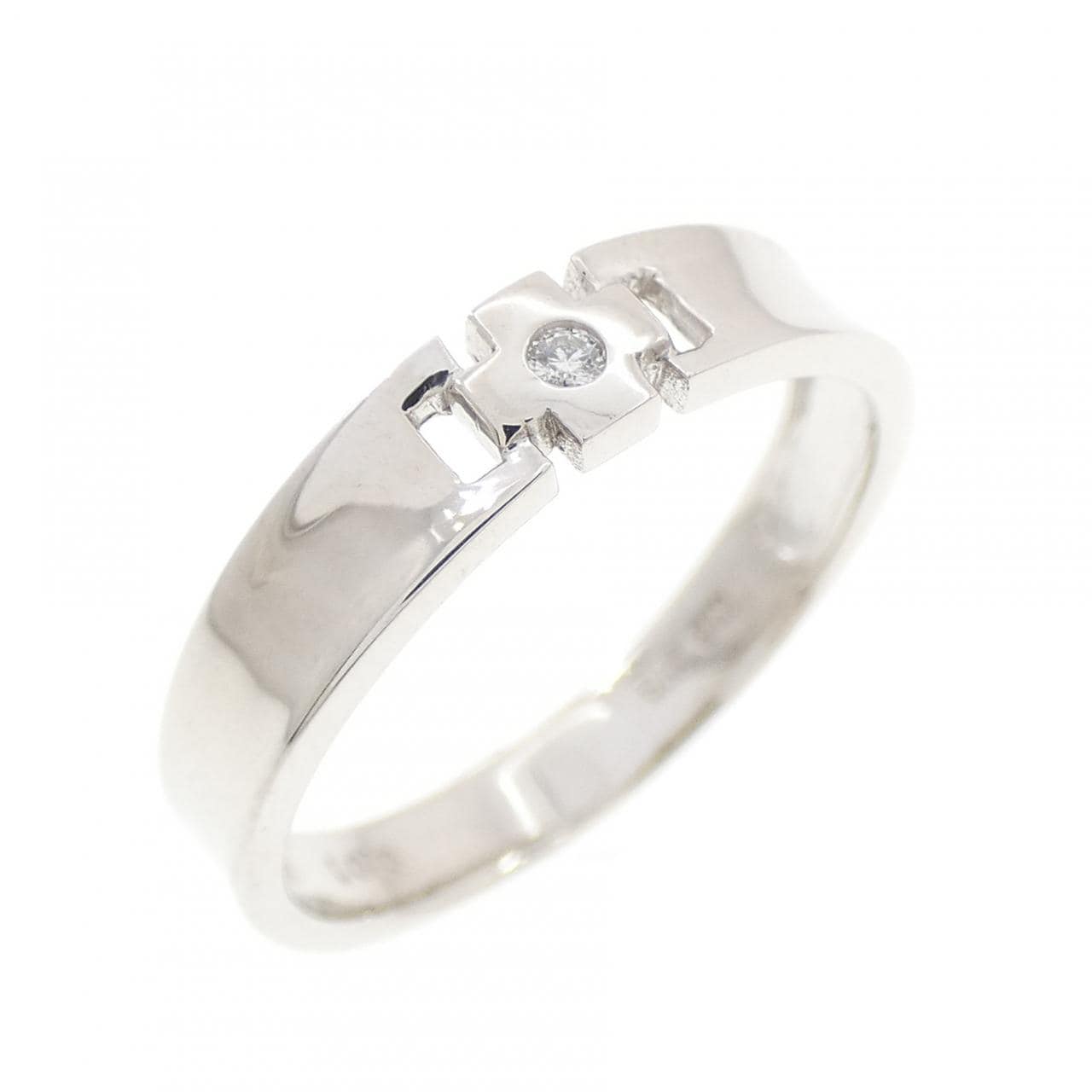 K10WG ダイヤモンド リング 0.01CT