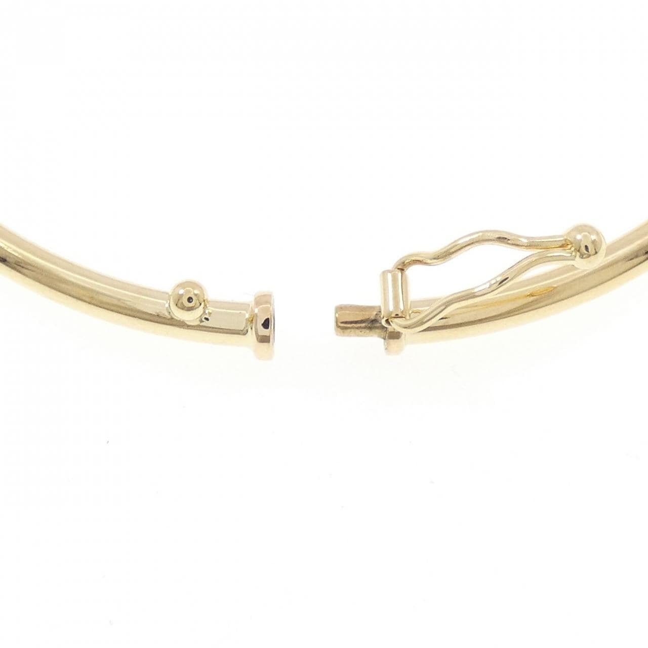 K18YG ハート バングル