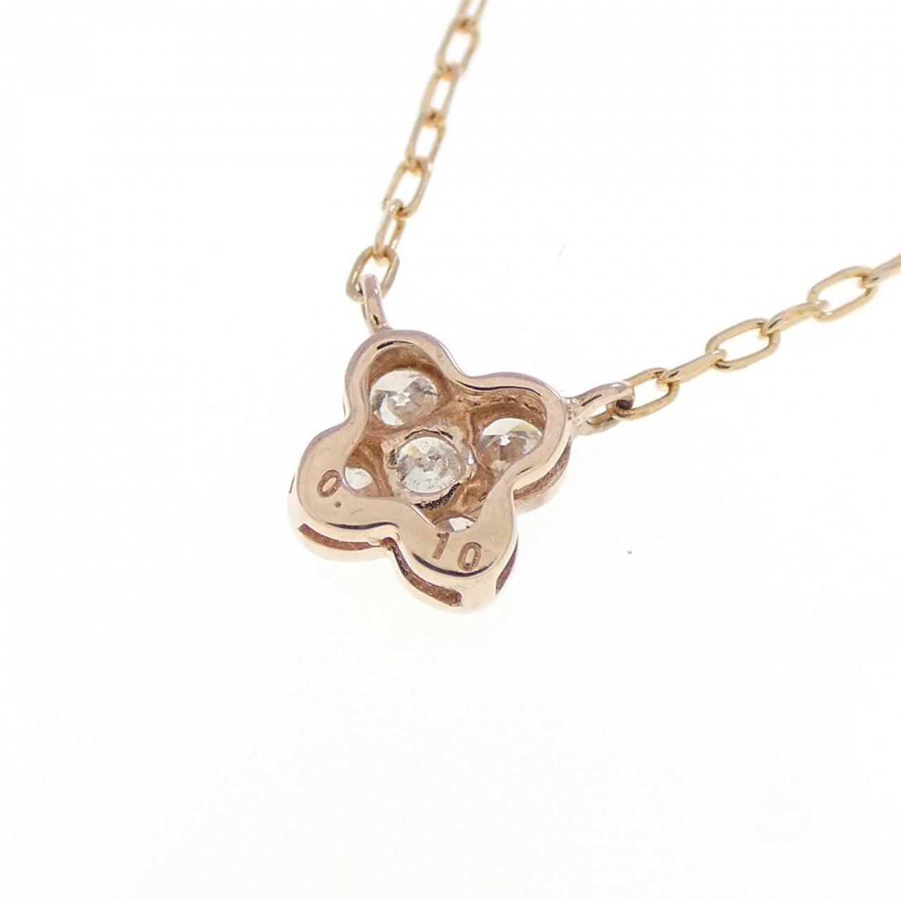 K10PG ダイヤモンド ネックレス 0.10CT