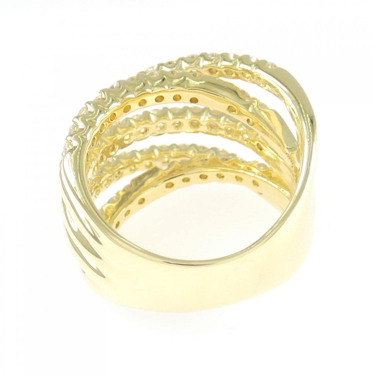 K18YG ダイヤモンド リング 2.00CT