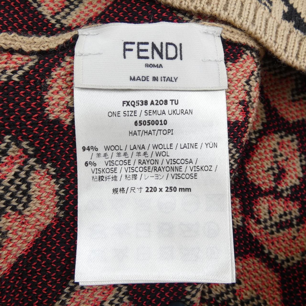 フェンディ FENDI キャップ