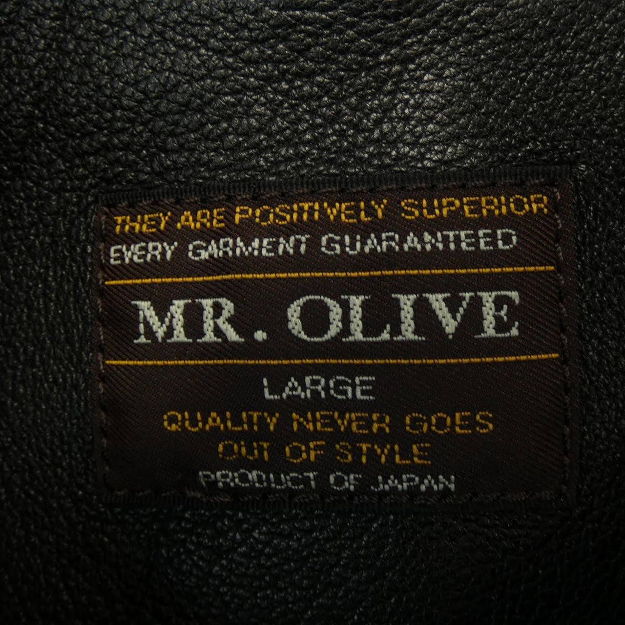 MR.OLIVE レザーライダースジャケット