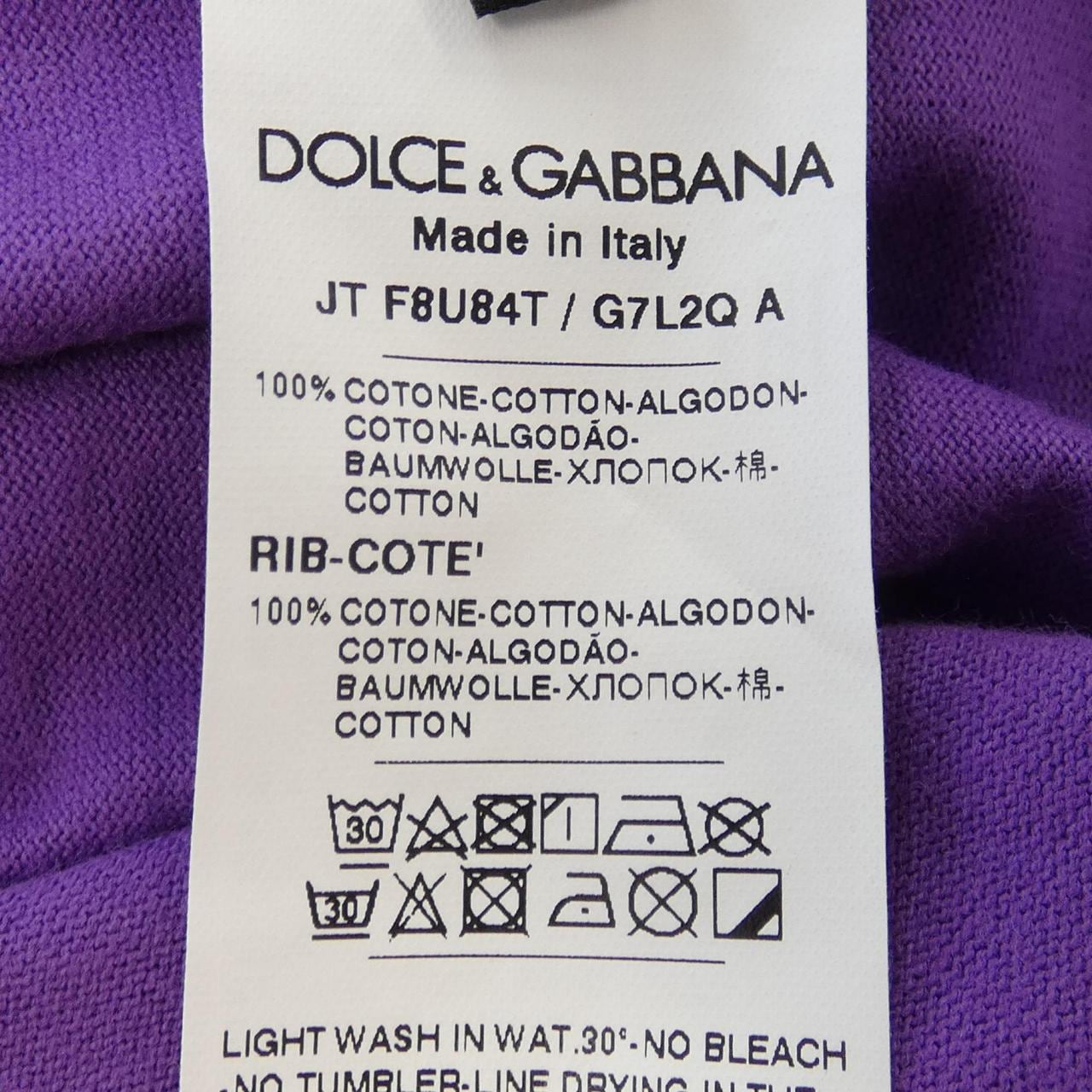 ドルチェアンドガッバーナ DOLCE&GABBANA F8U84T/G7L2Q Tシャツ