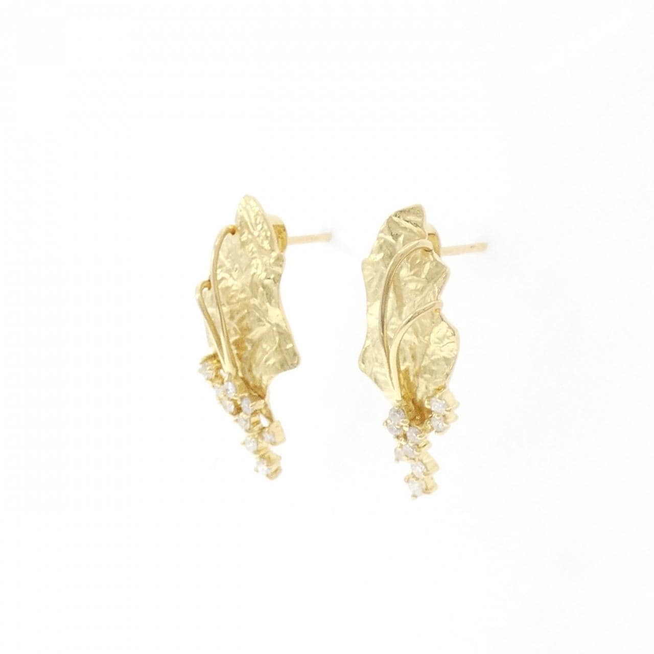 K18YG ダイヤモンド ピアス 0.20CT