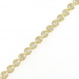 K18YG ダイヤモンド ブレスレット 1.00CT