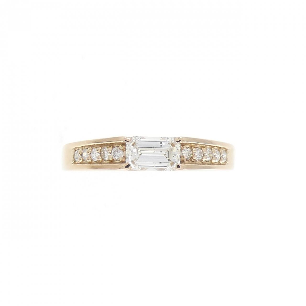K18PG ダイヤモンド リング 0.33CT