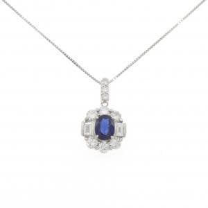 PT900/PT850 サファイヤ ネックレス 1.173CT