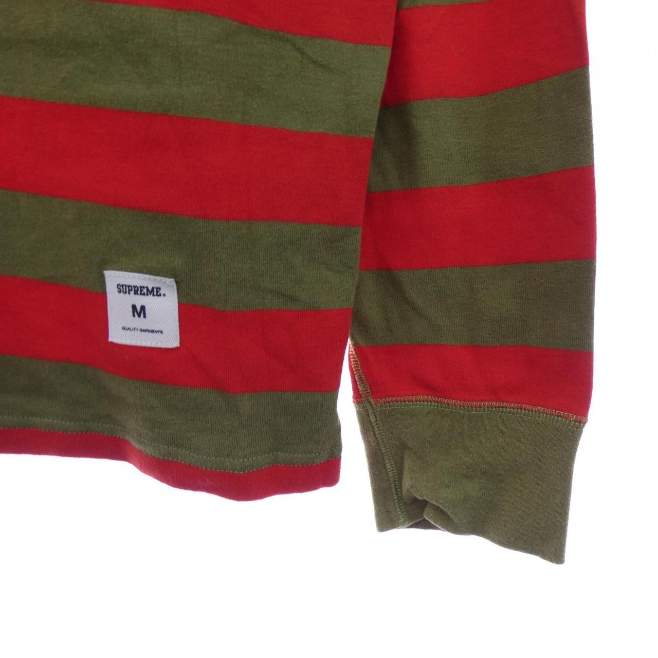 シュプリーム SUPREME STRIPED THERMAL Tシャツ