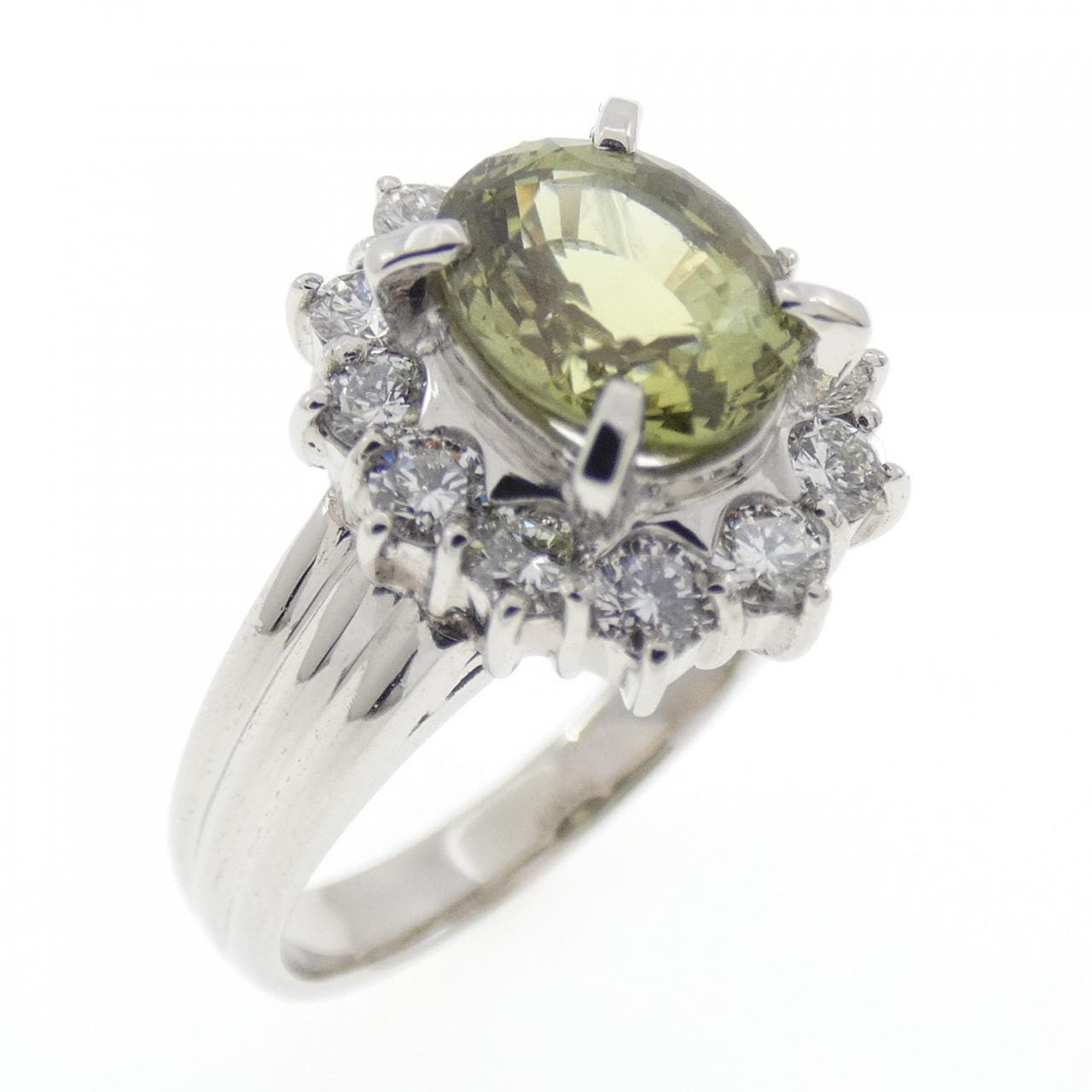 PT900 クリソベリル リング 2.148CT