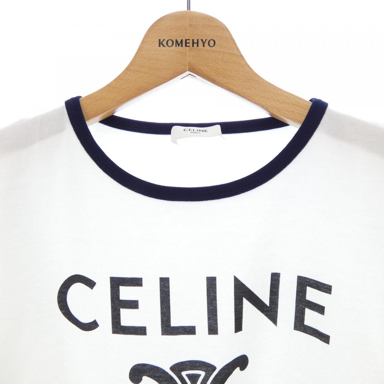 セリーヌ CELINE CELINE PARIS Tシャツ　トリオンフ TRIOMPHE 2X872671Q Tシャツ