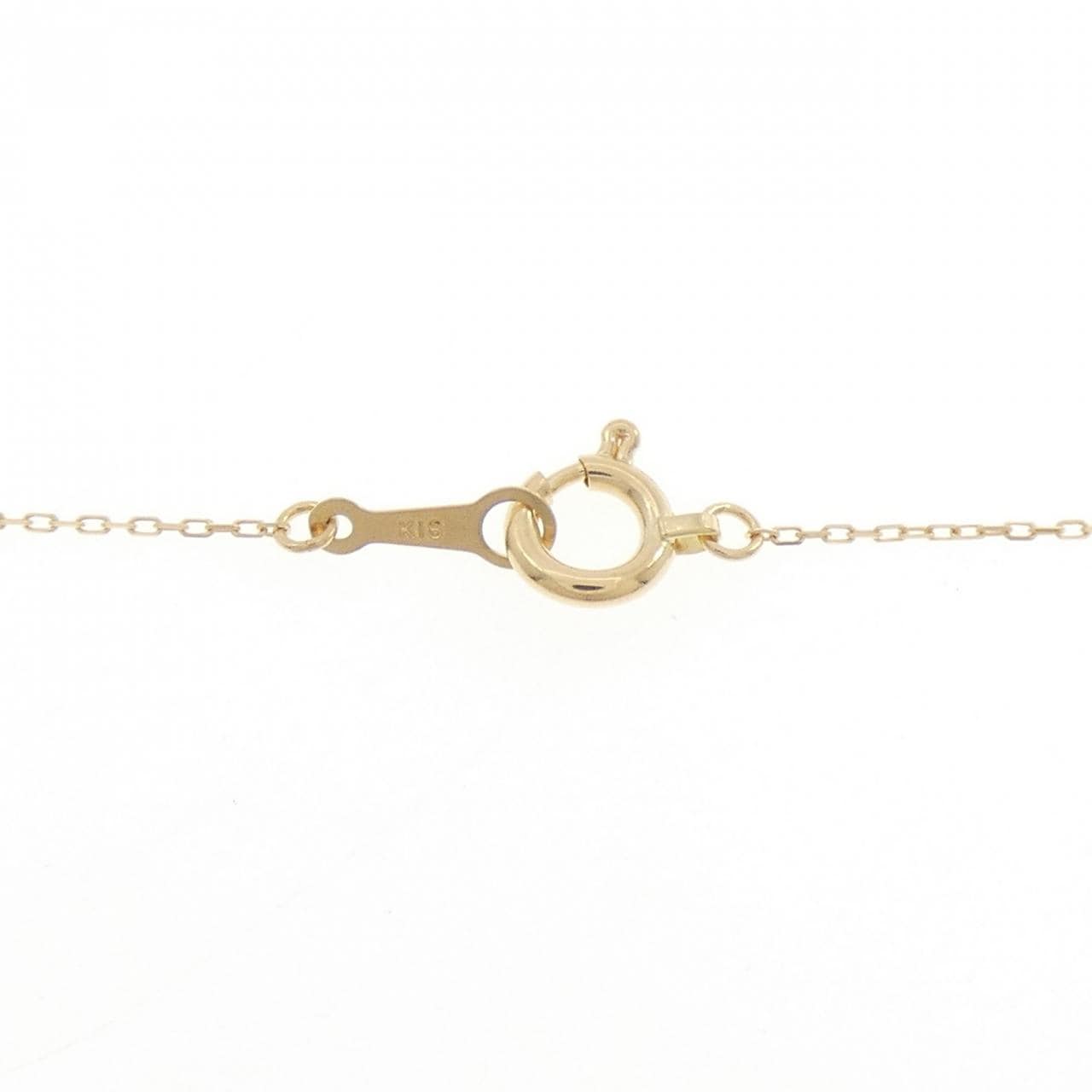 K18YG ダイヤモンド ネックレス 0.03CT